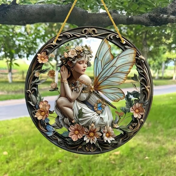 Enchanting Elf Fairy Acrylic Window Decor Suncatcher - Picture 8 of 9